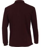 Polo LS Bordeaux Rood image number 3