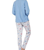 Pyjama indoor outfit broek top lange mouwen Unicornio image number 1