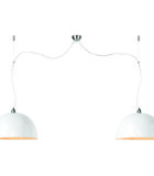 Hanglamp Halong - Wit/Bamboe - 153x53x35cm - 2L image number 0