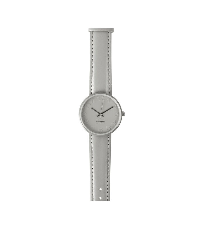 Horloge Ms. Grey - Muis Grijs - Ø3,2cm image number 0