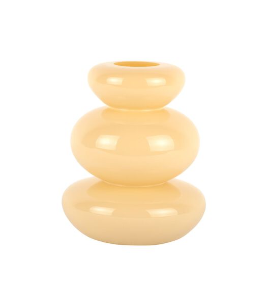 Vase Bubbles - Jaune - 17x17x20cm
