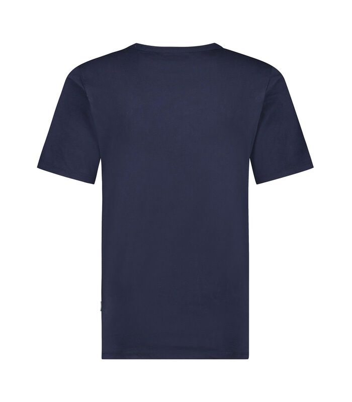 T-Shirt Pocket Logo Donkerblauw image number 2