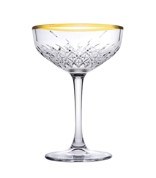 Champagne coupe Timeless 27 cl - Or Transparent 4 pièce(s)