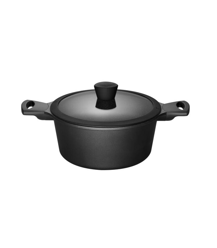 Poêle à rôtir  avec couvercle Fair Cooking Noir - ø 20 cm / 2 litres image number 0