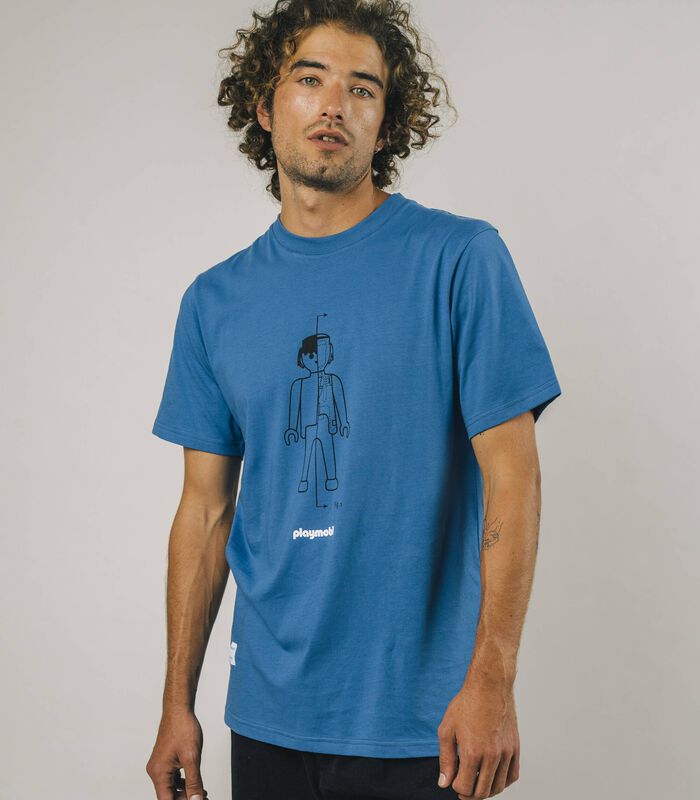 Playmobil Figure Cotton T-shirt Blue image number 4
