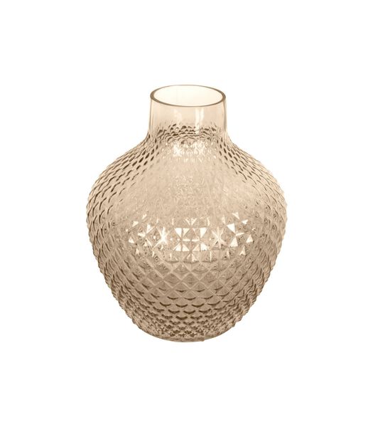 Vase Delight - Marron sable - Ø18x20cm
