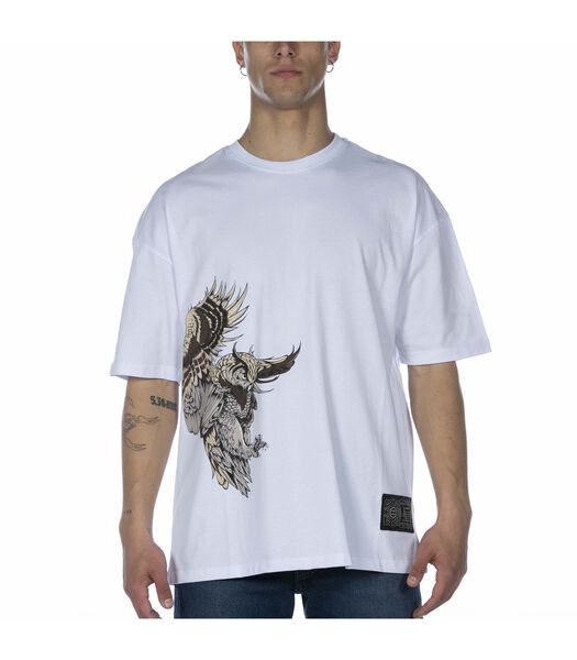T-Shirt Eye Owl Tee Sur Blanc