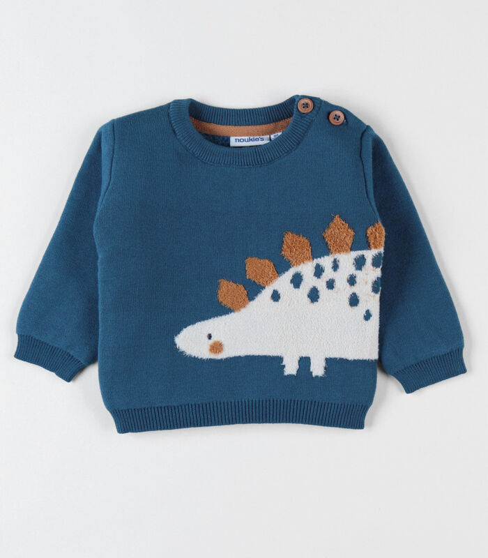 Pull dino en tricot, canard image number 2