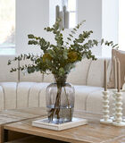 Vase en verre, Vase à fleurs de luxe en verre foncé - Porthos - Gris image number 2