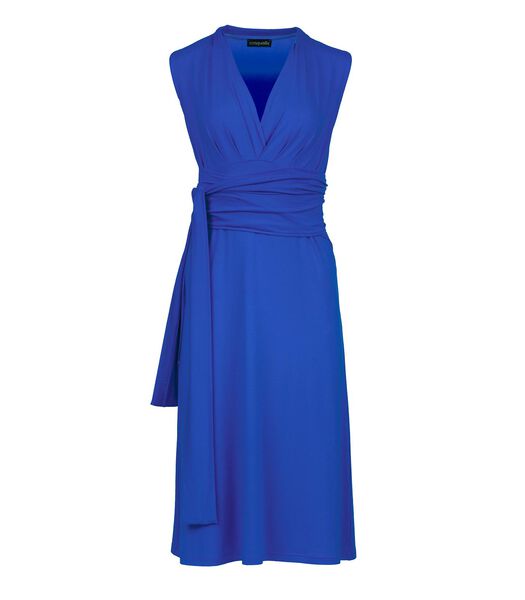 Mouwloze Empire Line-jurk in Blue Royal