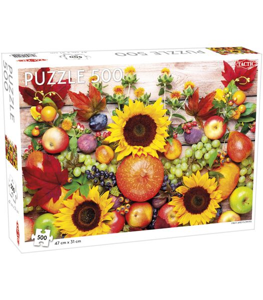 Huzzle  Fruits et Fleurs 500 pièces