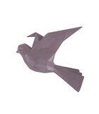 Wandhanger Origami Bird - Donkerpaars - 19x3,5x15,7cm image number 0