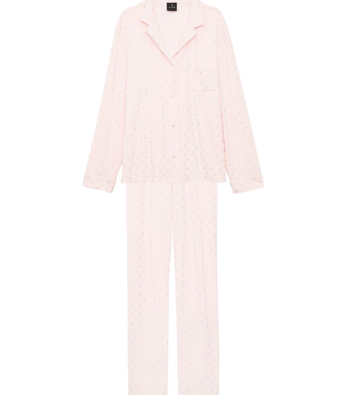 Pyjama boutonné CALINE 206 Rose image number 0