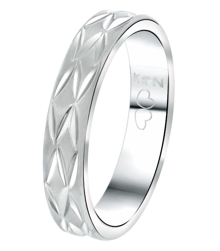 Ring 'Bora' Staal - zilverkleurig image number 0