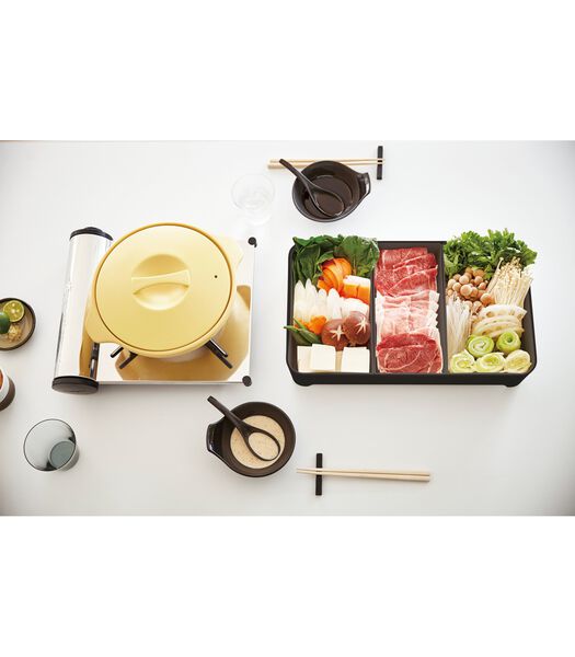 Yamazaki Cooking Tray Square - Tower - black