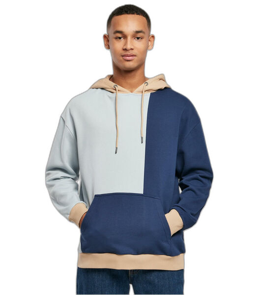 Sweatshirt à capuche Oversized Color Block
