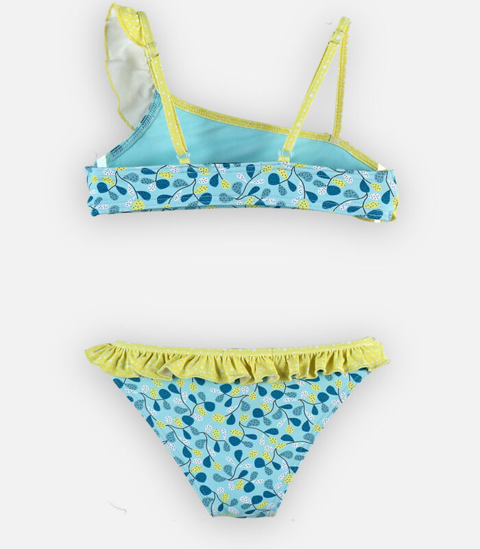 Bikini à imprimés, aqua/citron image number 4