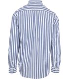 College Overhemd Streep Blauw image number 4