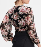 Korte blouse met bloemenprint image number 3