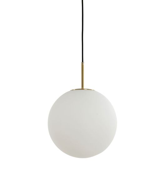 Hanglamp Medina - Wit Glas - Ø30cm