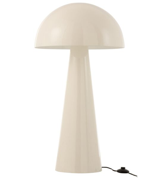 Mushroom - Tafellamp - paddenstoel - groot - metaal - wit - 1 lichtpunt