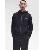 Sweat Fred Perry Full Zip Noir image number 3