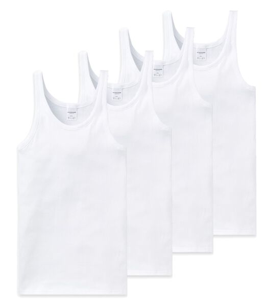 2 pack Cotton Essentials fijnrib - onderhemd