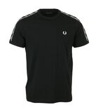 Fred Perry T-Shirt Ringer Zwart image number 0