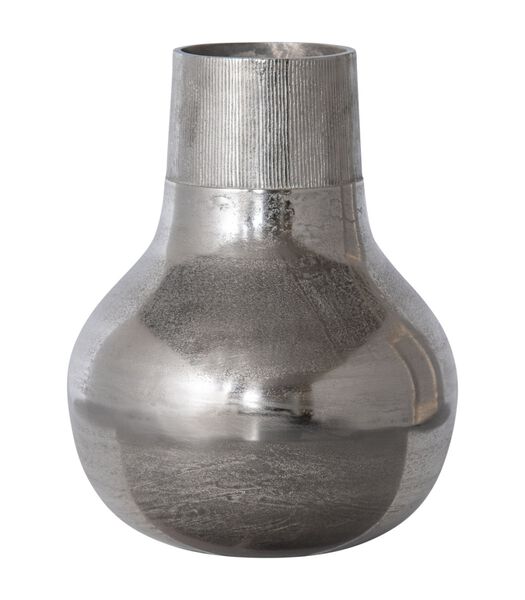 Vase - Aluminium - Argent - 46x36x36 cm - Metal