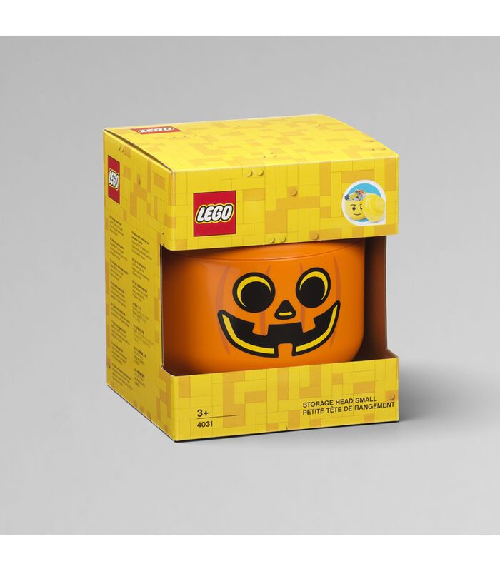 Boîte rangement LEGO tête Citrouille Ø 24 x 27.1 cm image number 2