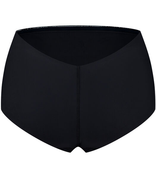 Low Back Midden Taille Slip | Zwart Xl