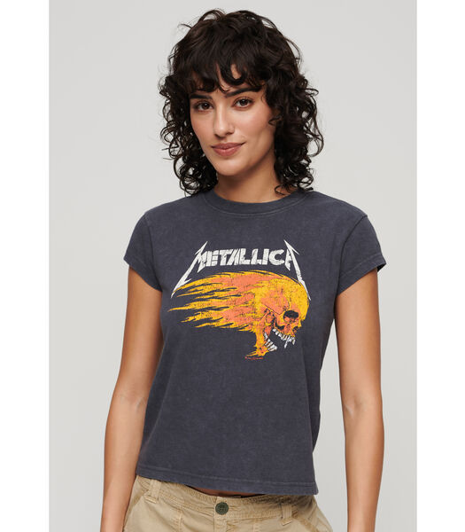 T-shirt à mancherons femme Metallica