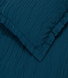 Bedsprei set 1 persoon Leron 180x260 cm Benzine blauw (1 Bedsprei, 1 Kussensloop) image number 3