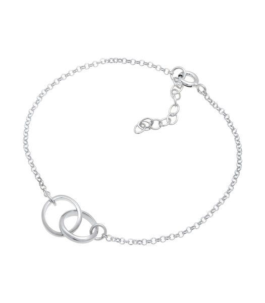 Bracelet Colliers Pour Femmes Reliés En 925/1000 Argent Massif