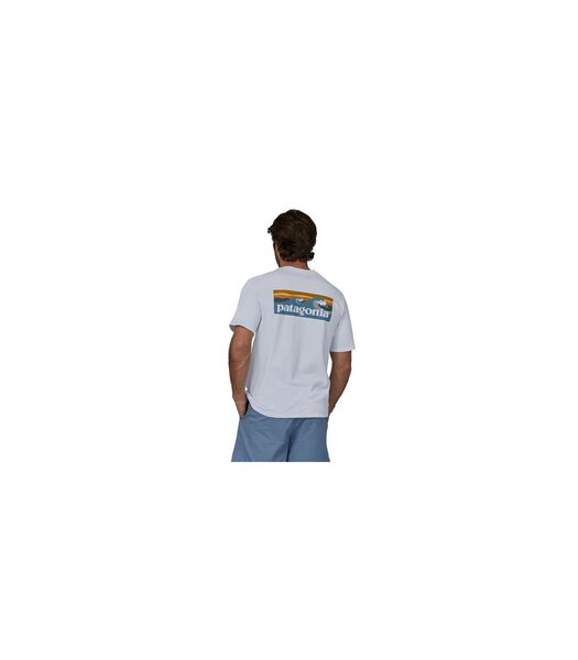 T-shirt Boardshort Logo Pocket Homme White