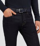 Marineblauwe jeans in stretch katoen image number 3