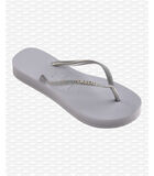 Dames slippers Slim Flatform Glitter image number 4
