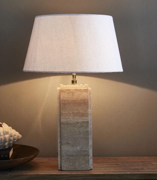 Taper Lampenkap groot Wit - voor staande lamp of tafellamp