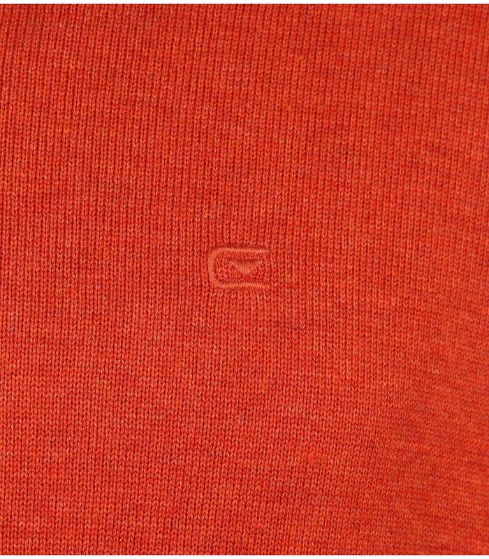 Pullover V-Hals Oranje image number 2