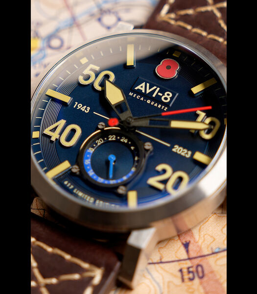 Dambuster 80TH Anniversary Royal British Legion - Herenhorloge - Meca Quartz uurwerk met 3 wijzers en 24 uur