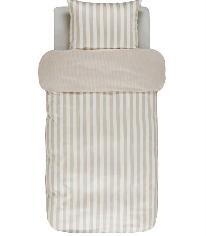 CLASSIC STRIPE - Housse de couette - Oatmeal image number 0