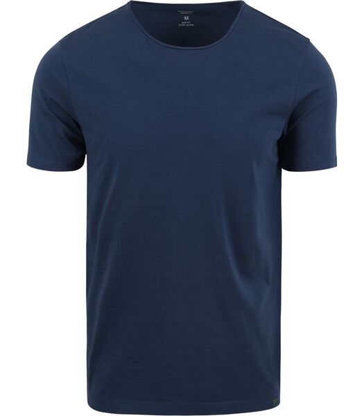 OLYMP T-Shirt Indigo Blauw