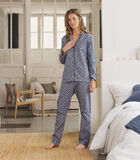 Katoenen pyjamabroek met kleine tijgerprint, MARGAUX image number 2