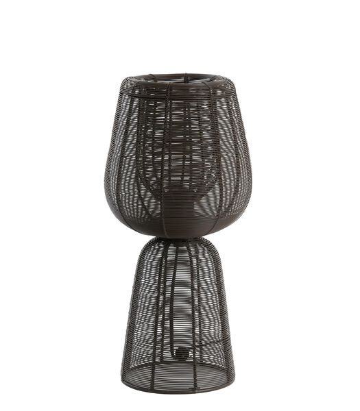 Lampe de Table Aboso - Brun - Ø18cm