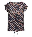 Blouse in shirtstijl met animal print image number 3