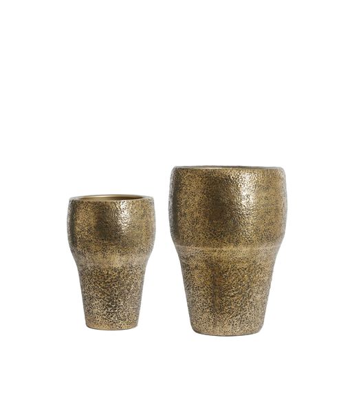 Pot à fleurs Lioux - Bronze - Ø43+Ø37cm