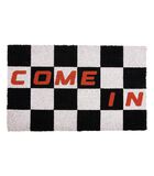 Deurmat Doormat Come In - Zwart - 80x50x1.5cm image number 0