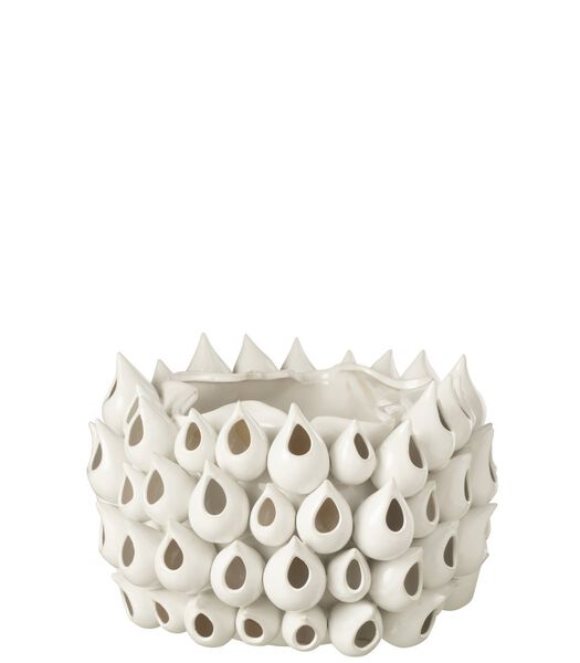 ANéMONE -  Pot de Fleurs  Ø37cm, blanc