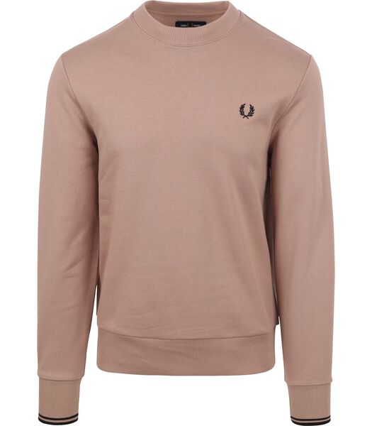 Fred Perry Sweater Logo Oud Roze