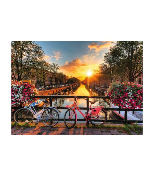 puzzle Amsterdam à vélo 1000 pièces